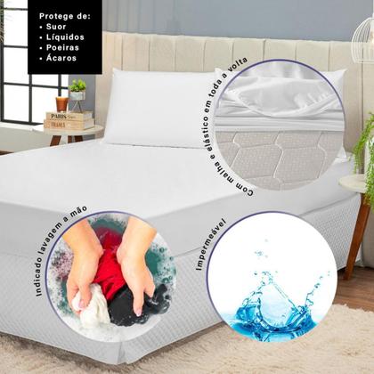 Imagem de Protetor de Colchão Impermeável Casal