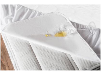 Imagem de Protetor De Colchão Impermeável Fibrasca Branco Queen 1,60m x 2,00m