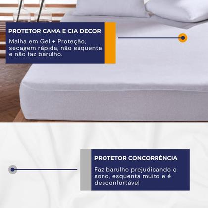 Imagem de Protetor De Colchão Impermeável King Com Elástico Protec Capa Protetora Antialérgica
