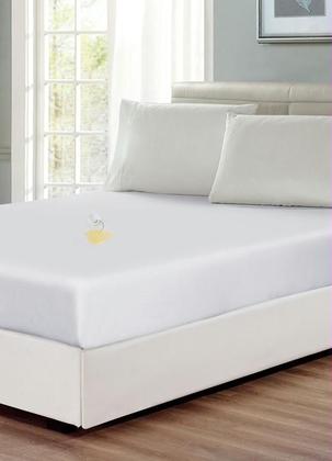 Imagem de protetor de colchão impermeavel para cama king protege de suor e liquidos