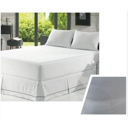 Imagem de Protetor de Colchão King Impermeável Malha Gel - Branco - 193x203x50cm - Castor