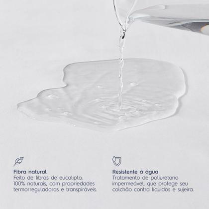Imagem de Protetor de Colchão Luuna, 100% Tencel e impermeável 