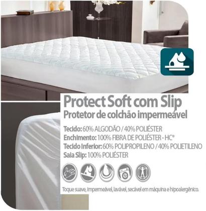 Imagem de Protetor de Colchão ProtectSoft Impermeável Trisoft Queen