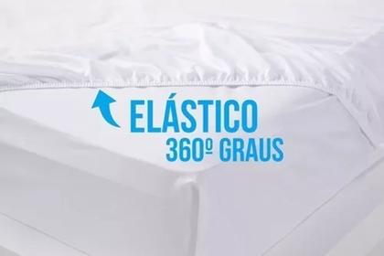 Imagem de Protetor De Colchão Queen Impermeável Ortobom Com Elástico Fácil De Lavar Sem Barulho Ótima Qualidade Original