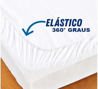 Imagem de Protetor De Colchão Queen Impermeável Ortobom Com Elástico Fácil De Lavar Sem Barulho Ótima Qualidade Original