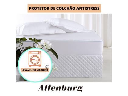 Imagem de Protetor de Colchão Queen Size Impermeável Altenburg Antistress 160x200 - Elimina a Eletricidade Estática do Corpo - Melhora a Qualidade do Sono 