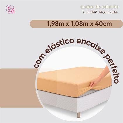 Imagem de Protetor De Colchão Solteirão King Cama Viúva Impermeável 1,08m