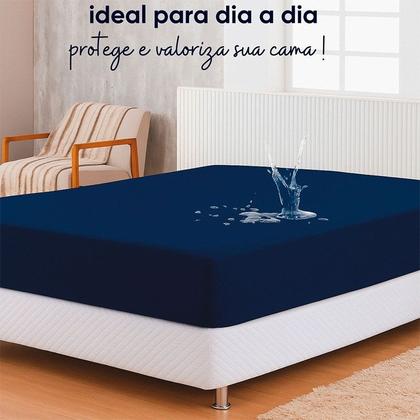 Imagem de Protetor De Colchão Solteirão King Cama Viúva Impermeável 1,08m
