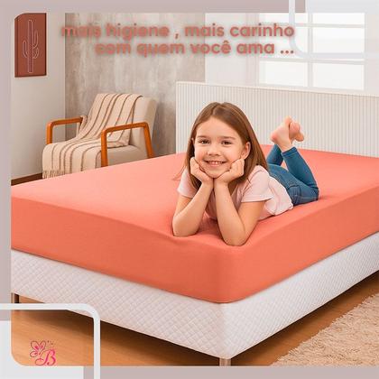 Imagem de Protetor De Colchão Solteirão King Cama Viúva Impermeável 1,08m