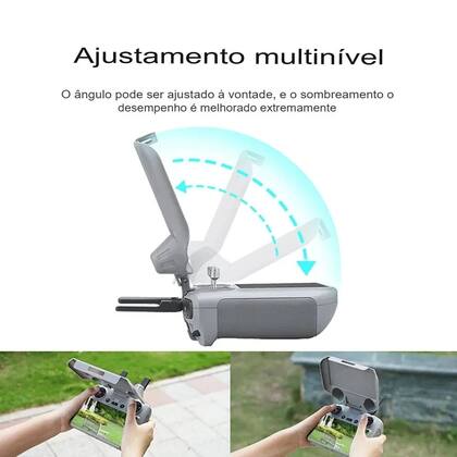 Imagem de Protetor de Controle DJI - Compatível com Mini 4 Pro / Air 3, RC2  Protetor Pára-Sol