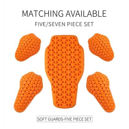 Imagem de Protetor De Costas Universal Para Motocicleta, Almofadas Macias Para Joelhos, Inserto De Armadura