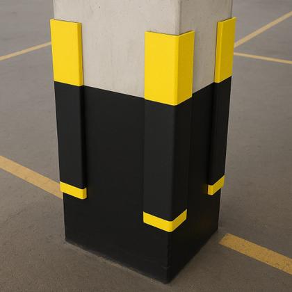 Imagem de Protetor De Estacionamento Adesivado Cantoneira kit 4 unidades pronta entrega