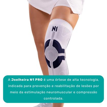 Imagem de Protetor de Joelho Linha Pro Banco/azul N1