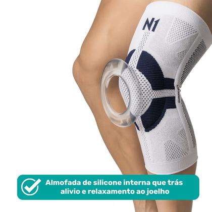 Imagem de Protetor de Joelho Linha Pro Banco/azul N1