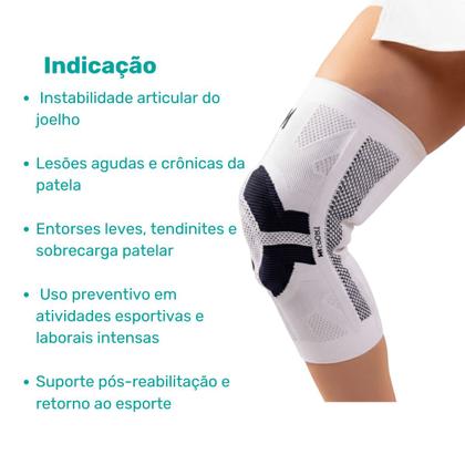 Imagem de Protetor de Joelho Linha Pro Banco/azul N1