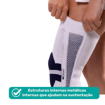 Imagem de Protetor de Joelho Linha Pro Banco/azul N1