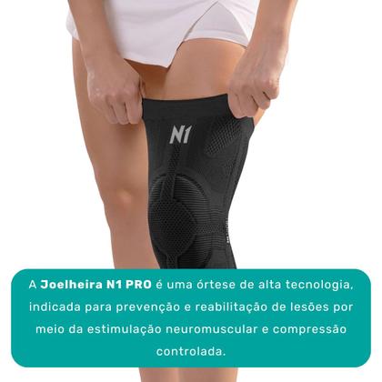 Imagem de Protetor de Joelho Linha Pro Preto N1