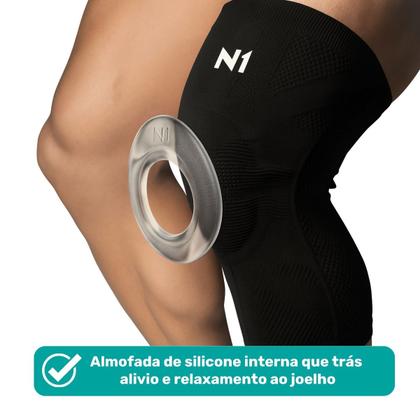 Imagem de Protetor de Joelho Linha Pro Preto N1
