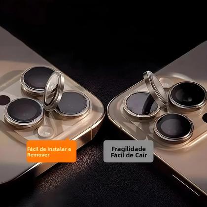 Imagem de Protetor De Lente De Câmera Em Metal Para iPhone 16 15 11 12 13 14 pro Max 16 plus