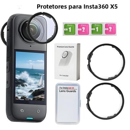 Imagem de Protetor De Lente Padrão Insta360 X5 Capa Protetora Removível Acessórios Para Câmera De Ação