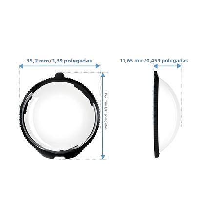 Imagem de Protetor De Lente Padrão Insta360 X5 Capa Protetora Removível Acessórios Para Câmera De Ação