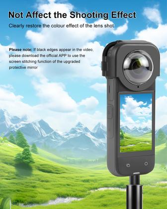 Imagem de Protetor de lente PULUZ para Insta360 X4 à prova d'água e anti-arranhões