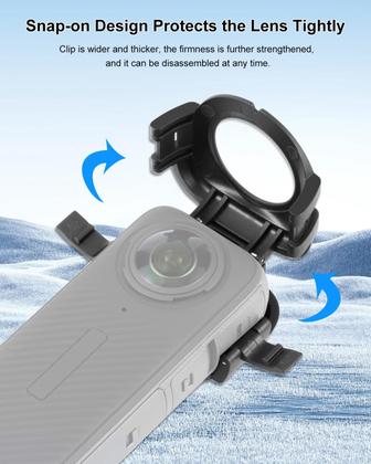 Imagem de Protetor de lente PULUZ para Insta360 X4 à prova d'água e anti-arranhões