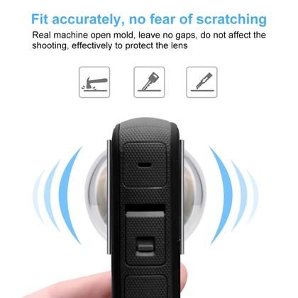 Imagem de Protetor de lente PULUZ Protetores de lente dupla para Insta360 X3 Black