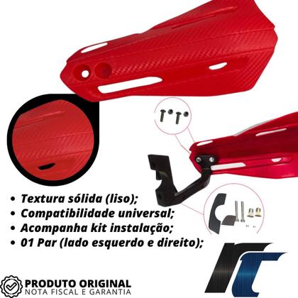 Imagem de Protetor De Mão Rx Haste Nylon Motocross Moto Universal Par