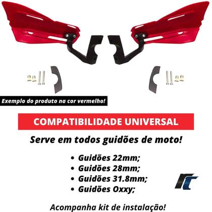 Imagem de Protetor De Mão Rx Haste Nylon Motocross Moto Universal Par