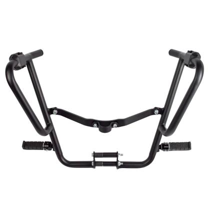 Imagem de Protetor de Motor e Carenagem Coyote Com Pedaleiras Preto Bros NXR 160 ano 2025 em Diante Honda