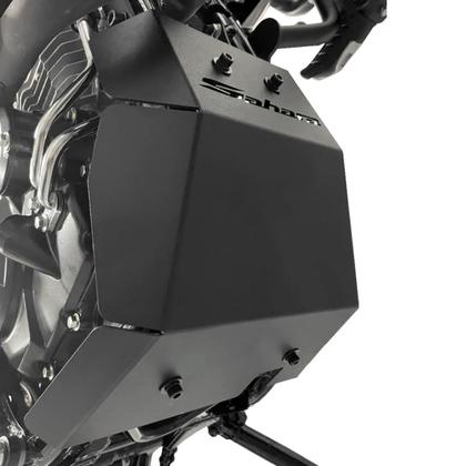Imagem de Protetor de Motor Prata e Carter Prata Honda Sahara 300 Braz