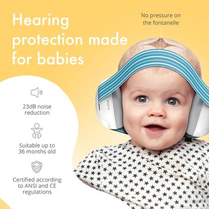 Imagem de Protetor de Ouvido Alpine Muffy Baby para Bebês (0-36 Meses)