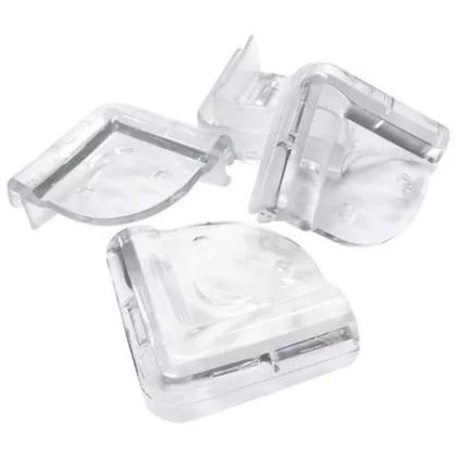 Imagem de Protetor De Quina Bebe 4 Cantos Mesa Quinas Vidro Silicone SORRISO