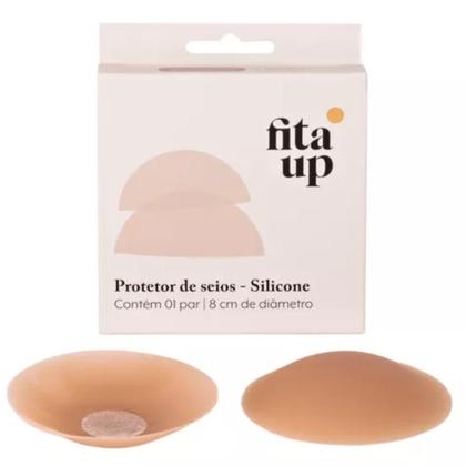 Imagem de Protetor de Silicone Fino Tapa Mamilo Bico Caramelo Fita UP