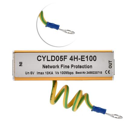 Imagem de Protetor de sobretensão RJ45 RJ11 Ethernet Network Thunder Arrester
