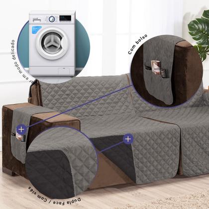 Imagem de Protetor de Sofá Assento 1,80m Retrátil Dupla Face