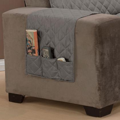 Imagem de Protetor de Sofá Classic 2 Lugares Padrão Cinza