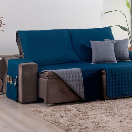 Imagem de Protetor de Sofá Retrátil Com Capas de Amofada - 400 Fios