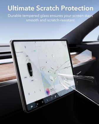 Imagem de Protetor de tela de vidro temperado ESR para Tesla modelo Y/3 15"