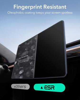 Imagem de Protetor de tela de vidro temperado ESR para Tesla modelo Y/3 15"