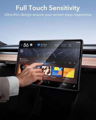 Imagem de Protetor de tela de vidro temperado ESR para Tesla modelo Y/3 15"