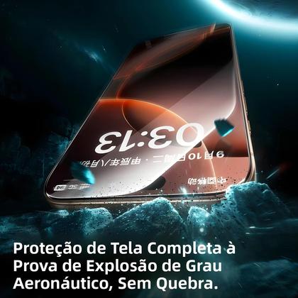 Imagem de Protetor De Tela De Vidro Temperado HD Para iPhone 16 pro Max SmartDevil Cabine Sem Poeira Com