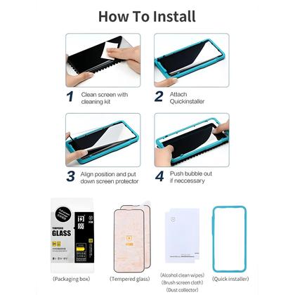 Imagem de Protetor De Tela De Vidro Temperado HD SmartDevil Para iPhone 14 13 12 11 pro Max Mini 7 8 X XS XR