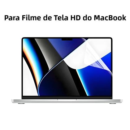Imagem de Protetor De Tela HD Transparente Para MacBook pro 14 M1 M2 Max Air 13 15 16 Filme Macio Para Laptop