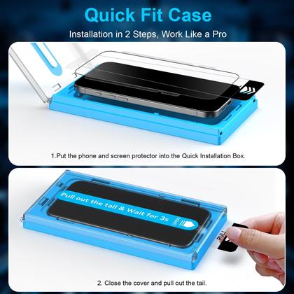 Imagem de Protetor de tela Mothca Matte Privacy iPhone 16 Plus/iPhone 15 Plus de 6,7 polegadas