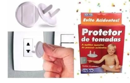 Imagem de Protetor de tomada c/  12 peças