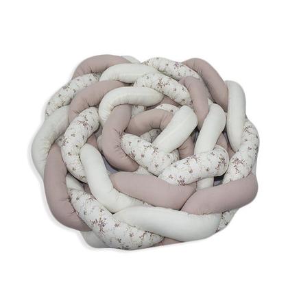 Imagem de Protetor de Trança para Mini Berço 2,80 Mts - Floral Ferrugem