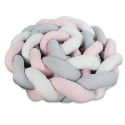 Imagem de Protetor de Trança para Mini Berço 2,80 Mts - Rosa