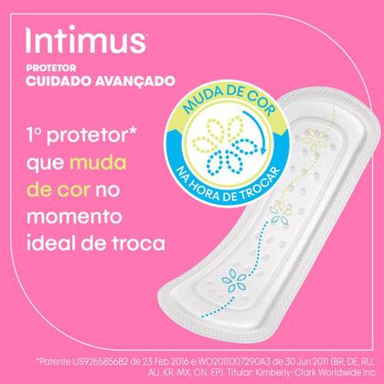 Imagem de Protetor Diário Intimus com Indicador de Troca 80 Unidades